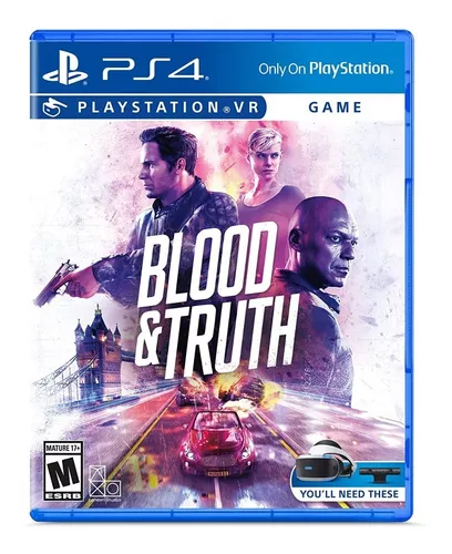 Combo 2 Jogos PS4 VR Blood & Truth + Firewall Zero Hour - Game