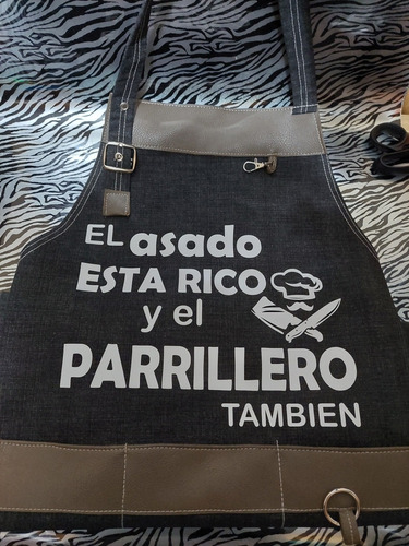 Pechera Parrillera / Delantal Parrillero  Personalizado 