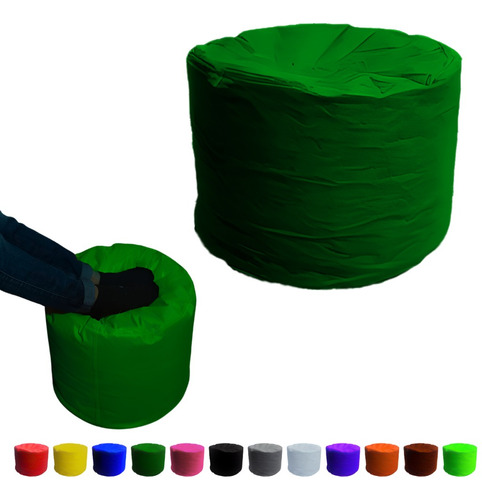 Reposapiés de apoyo ergonómico Puff con acolchado Green Room