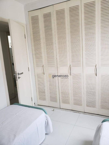 Imagem 20 de 25 de Cobertura A Venda Na Praia Das Astúrias- Guarujá, Reformada, 04 Dormitórios, Com Garagem - Co0019