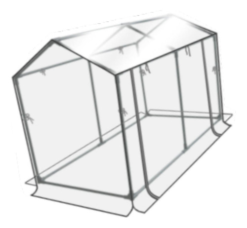 Mini Estufa Portátil Estufa Kit Fácil 120cmx60cmx78cm