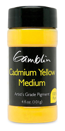 Seco Pigmento Tamano: 3,56 oz, Color: Cadmlum Amarillo Mediu