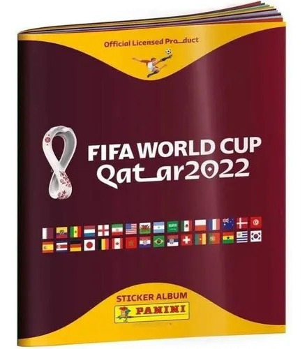 Imagen 1 de 2 de Album De Figuritas - Mundial Qatar 2022 Original Tapa Blanda