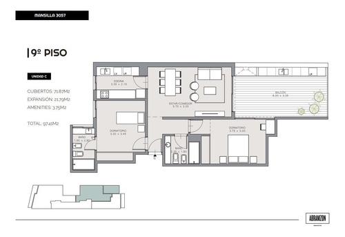Departamento En Venta Barrio Norte / Recoleta 1 Ambiente.