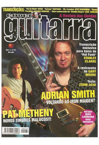 Revista Cover Guitarra Nº 37 - Ano 4