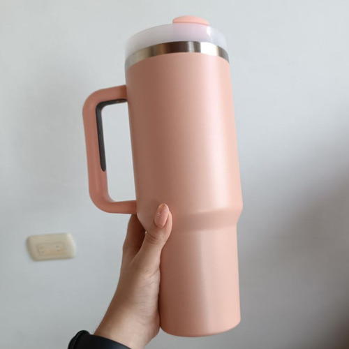 Termo Vaso Con Asa De 40oz Rosa Y Turquesa