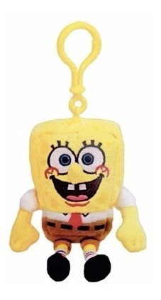 Imagem 4 de 5 de Pelucia Ty Chaveiro Bob Esponja Clip Dtc 3521