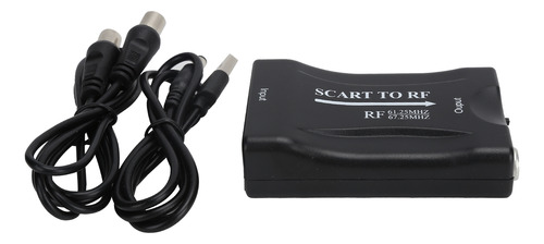 Convertidor De Señal De Tv Scart A Adaptador De Video Rf Rf