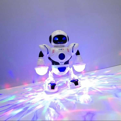 Imagem 1 de 9 de Robô Musical Smart Space Dançe Luz Led Ht-01 Pronta Entrega