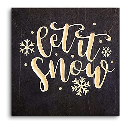 Let It Snow Decoración De Pared Para El Hogar Y La Oficina,