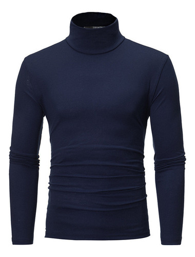 Sudadera Térmica Deporte Para Hombre Con Cuello Alto Tortuga