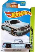 Comprar Hot Wheels 2015 Hw Workshop Chevy Silverado 249\u002F250, Azul Cl
