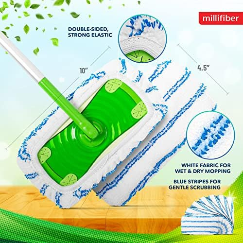 Almohadillas De Microfibra Reutilizables Para Mopa Compatibl