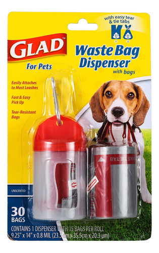 Glad Bolsas De Basura Para Perros Extragrandes Sin Perfume C