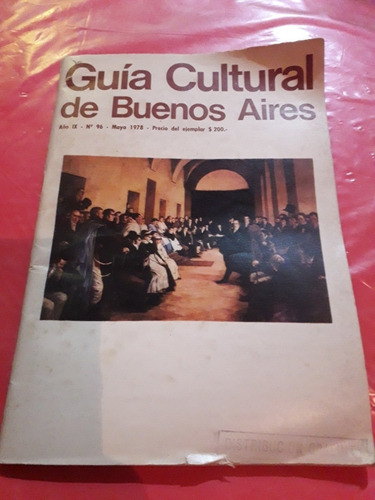 Libro Guía Cultural De Buenos Aires Mayo 1978 Cine Teatro