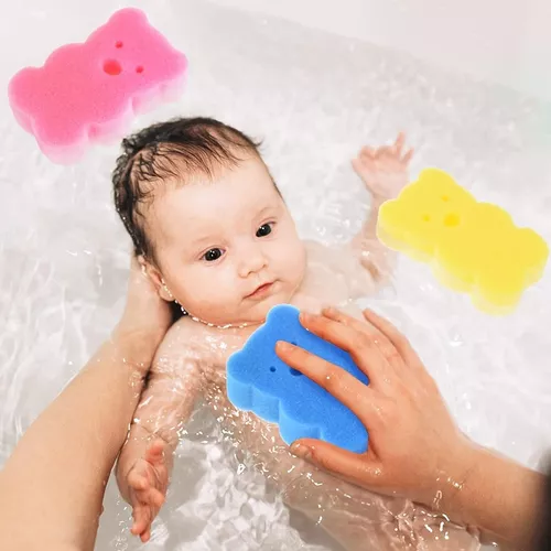 esponja de baño para bebés colores surtidos