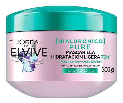 Mascarilla Elvive Hialuronico Pure 300 G