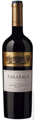 Pack De 4 Vino Tinto Tarapaca Reserva Cabernet Sauvignon 750