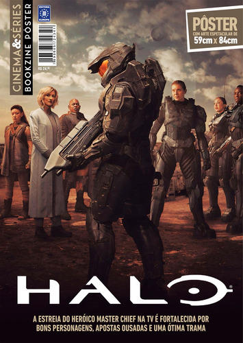 Superpôster Cinema e Séries - Halo, de a Europa. Editora Europa Ltda., capa mole em português, 2022