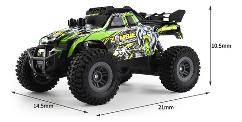 Mz Camión Todoterreno 1/18 2.4 Ghz 2wd De Juguete Para