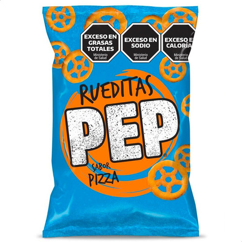 Snack Pep Rueditas Sabor Pizza Pack X30 - Mejor Precio