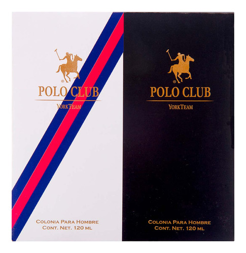 Set De Fragancias Para Caballero Polo Club Classic Black 120ml + White 120ml