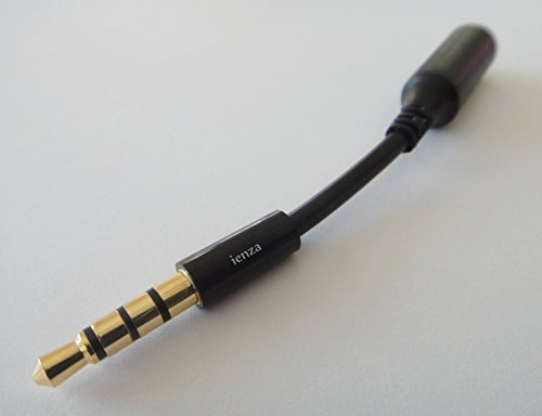 Ienza® 0.138 In Macho Hembra Auxiliar 4 Conductor Trrs Cable