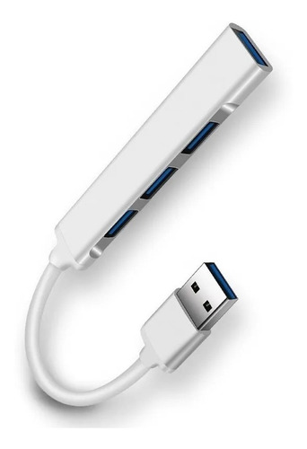 Imagen 2 de 3 de Adaptador Hub Usb 3.0 4 Puertos Ultra Slim