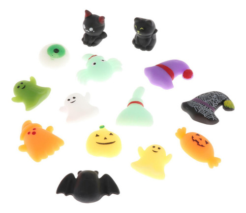 30 Peças Mini Brinquedos De Apertar Dia Das Bruxas