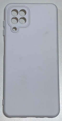 Capinha Silicone Compativel Samsung Galaxy M32 6.4 Aveludada Cor Branco
