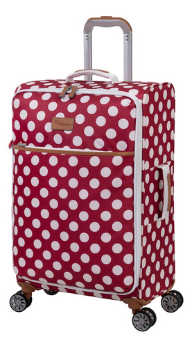 It Luggage Summer Spots 26 Softside Checked 8 Ruedas Ligera.