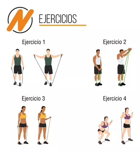 Salud: Cinco ejercicios con bandas elásticas para tonificar fácilmente y en  casa los músculos