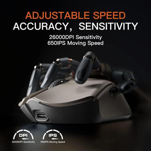 Mouse Inalámbrico Para Juegos Darmoshark M3, Mouse Trimodo 8