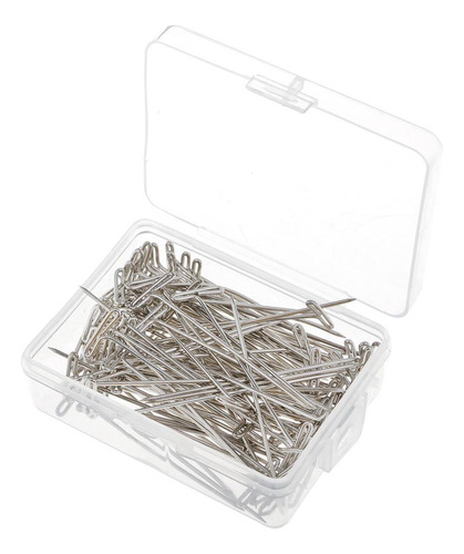 2 T-pins De Metal Para Peluca 50 Mm