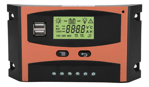 Regulador For Batería De Panel Solar 40a 12v/24v