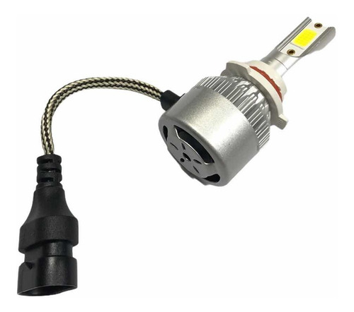 1x Foco Led Cob Chips 9006 Hb4 C6 Repuesto Luz Xenón 6000k
