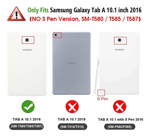 Funda Samsung Galaxy Tab A 10.1 (2016) Fintie [71yf1xjb