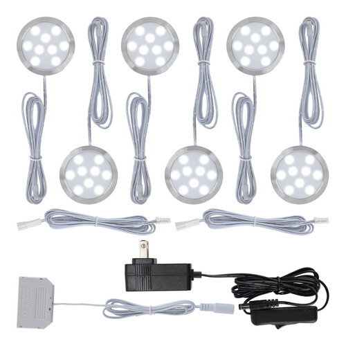 Meigour Curio Kit Luz Para Gabinete Pequeño Disco Led 5