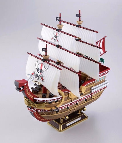 Figura de acción de una sola pieza, modelo Bandai, velero Red Force