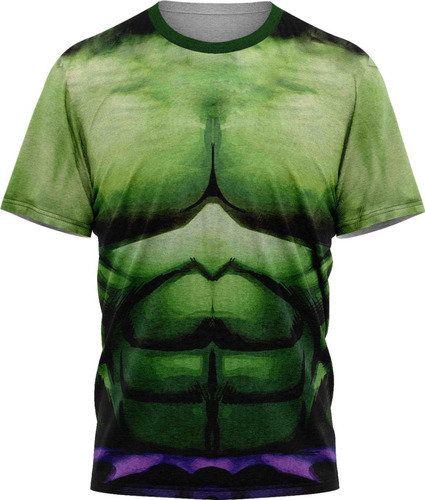 Hulk - Camiseta Adulto - Tecido Dryfit
