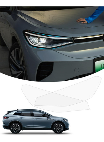 Front Headlight Clear Protection Ppf Film For Volkswagen Id.