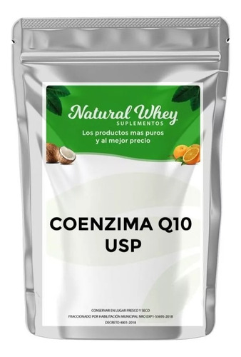 Coenzima Q10 Pura Grado Usp 10 Gramos