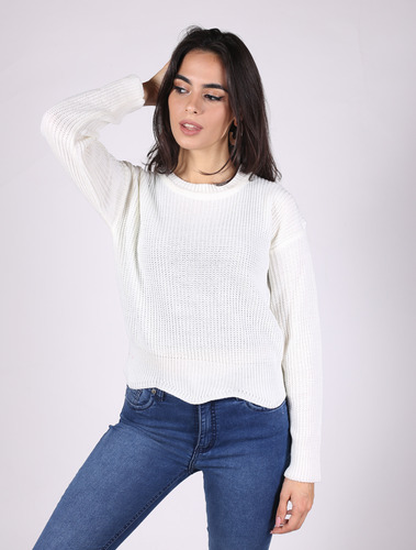 F234 - Sweater Corto Irregular