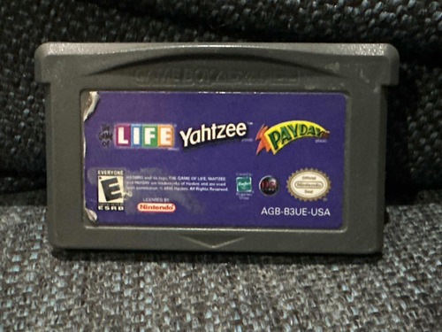 The Game Of Life Payday The Game Yahtzee Nintendo Game Boy