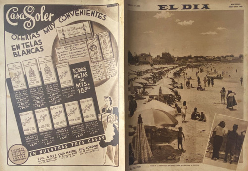 El Día, Dominical N° 368 Los Murales De Felipe Seade  1940