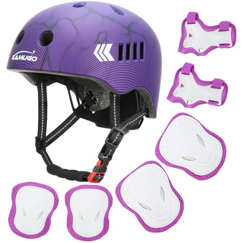 Kamugo Juego De Cascos De Bicicletas Para Niños, Casco Para