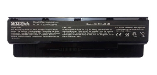 Bateria Laptop Asus A31-n56 A32-n56 N46 N56 N76 Series