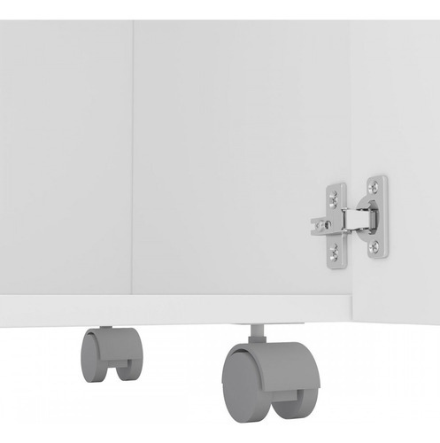 Mesa De Cabeceira Irati 1 Porta 1 Gaveta Branco - Pnr
