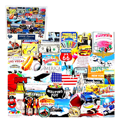 Puzzle X 1000 Ruta 66 I Love Usa Mundo Pre Fd6920