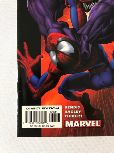 Ultimate Spiderman #38 Venom Marvel Comics Mark Bagley (Usado)